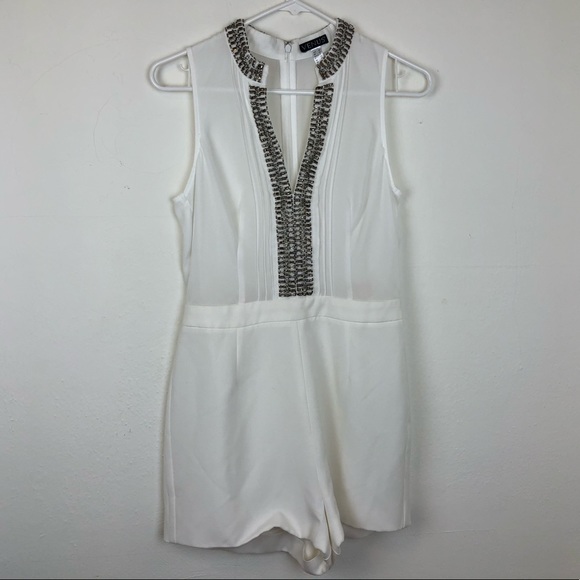 VENUS Other - Venus Romper with Bead Detailing